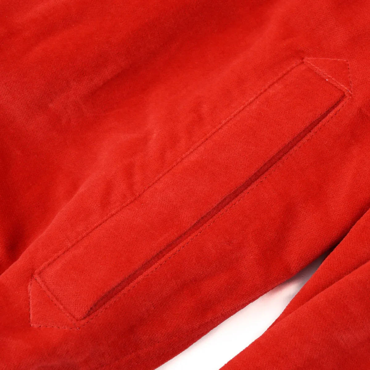 Isaia Brushed Velvet Varsity Jacket