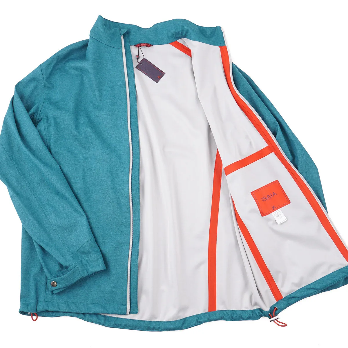 Isaia Cashmere-Silk Storm System Jacket
