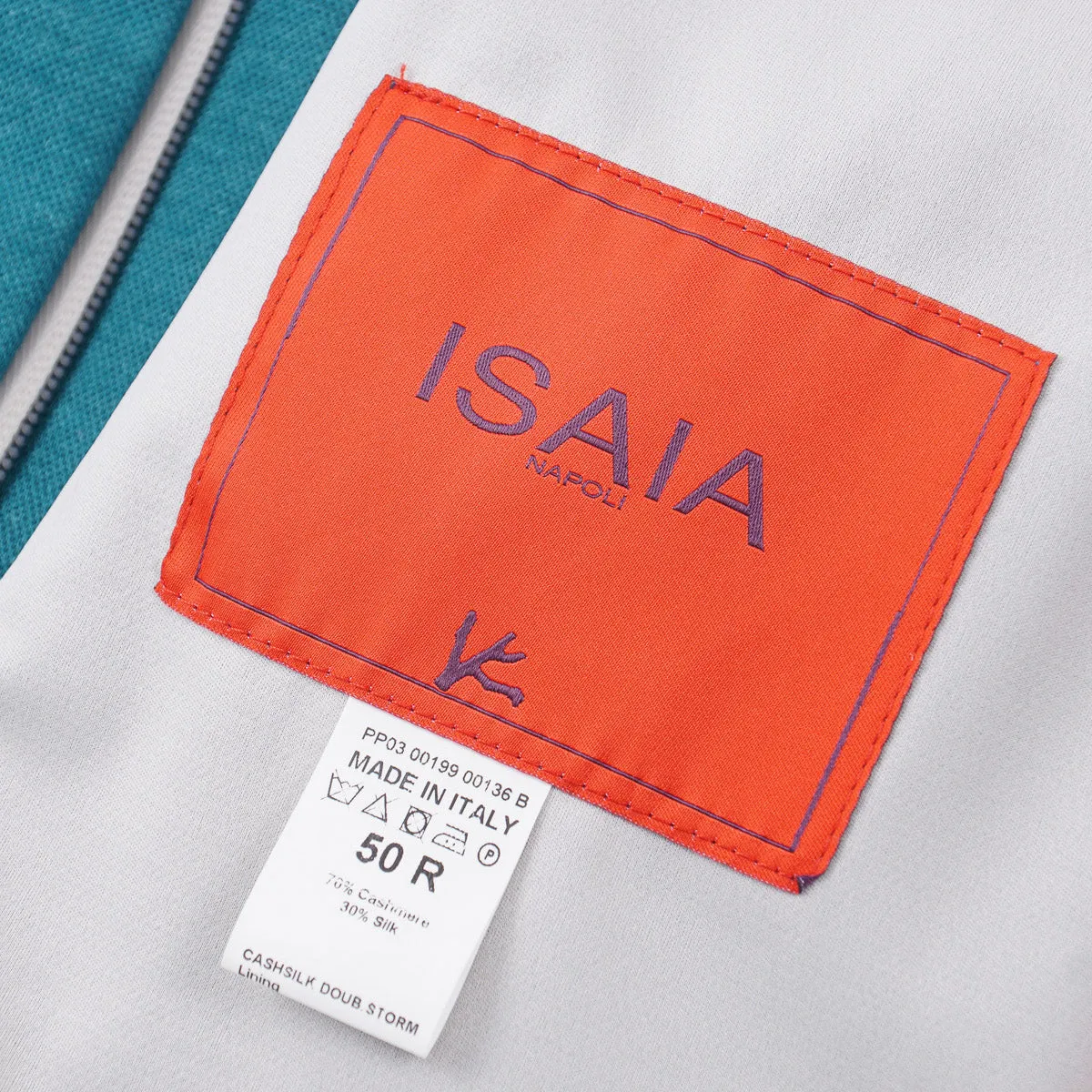 Isaia Cashmere-Silk Storm System Jacket