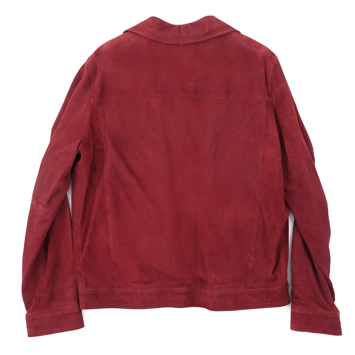 Isaia Lambskin Suede Coach Jacket