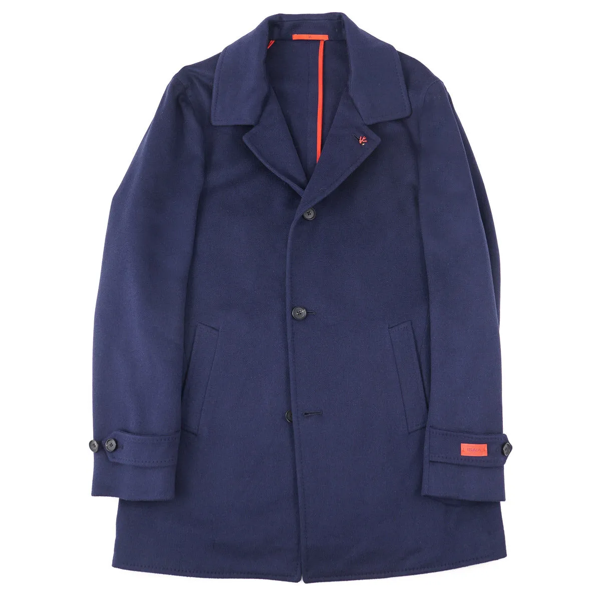 Isaia Pure Cashmere Walking Coat