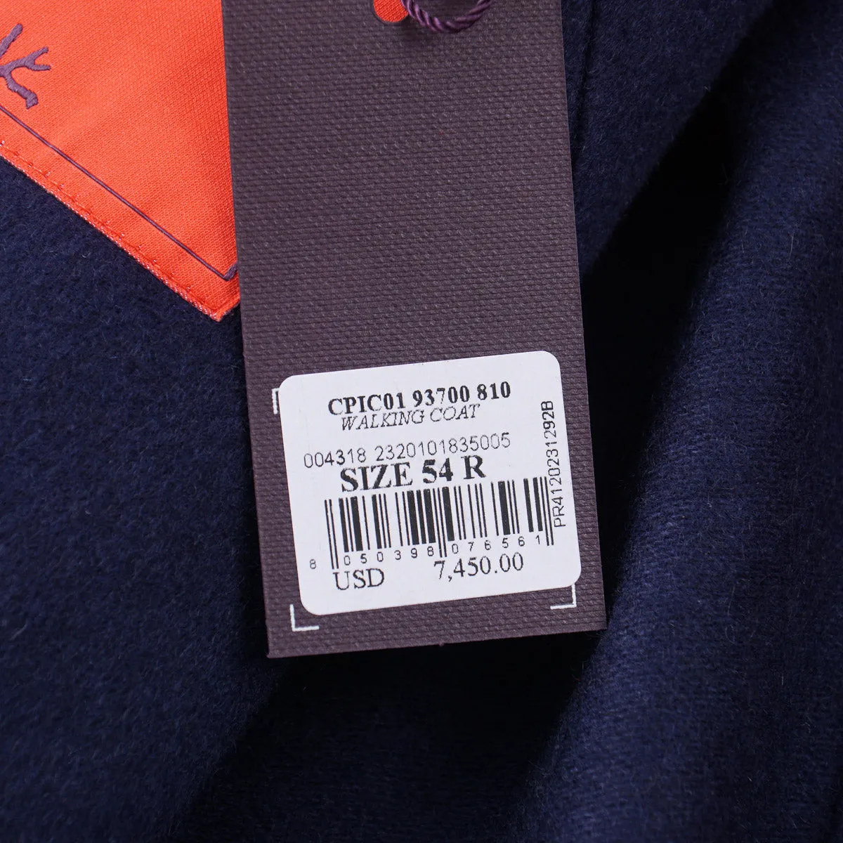 Isaia Pure Cashmere Walking Coat