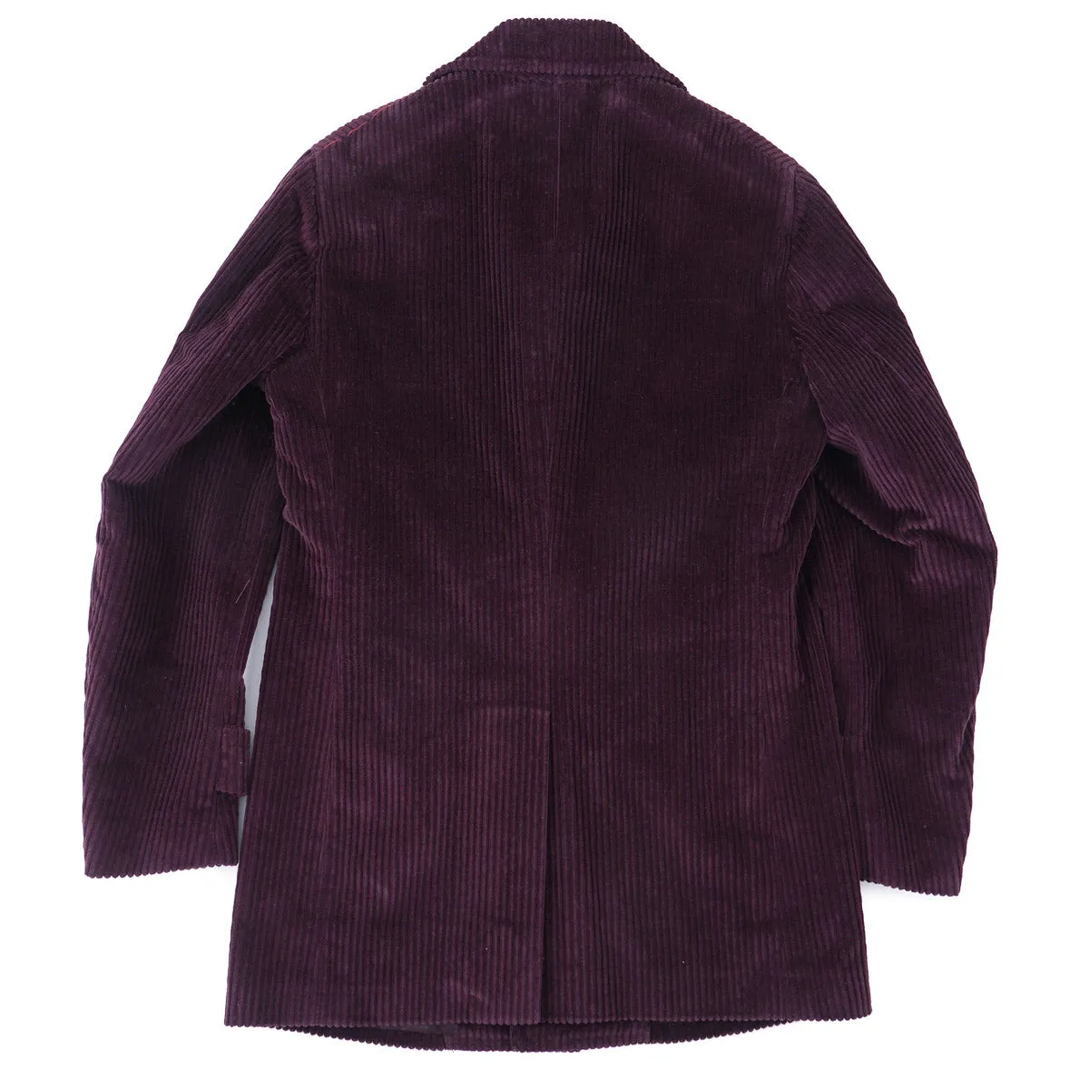 Isaia Slim-Fit Corduroy Cotton Overcoat