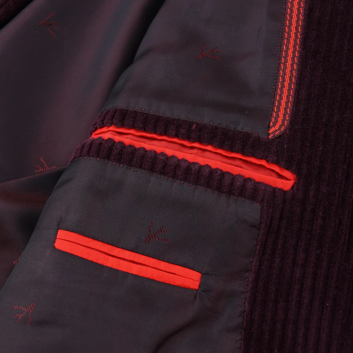 Isaia Slim-Fit Corduroy Cotton Overcoat