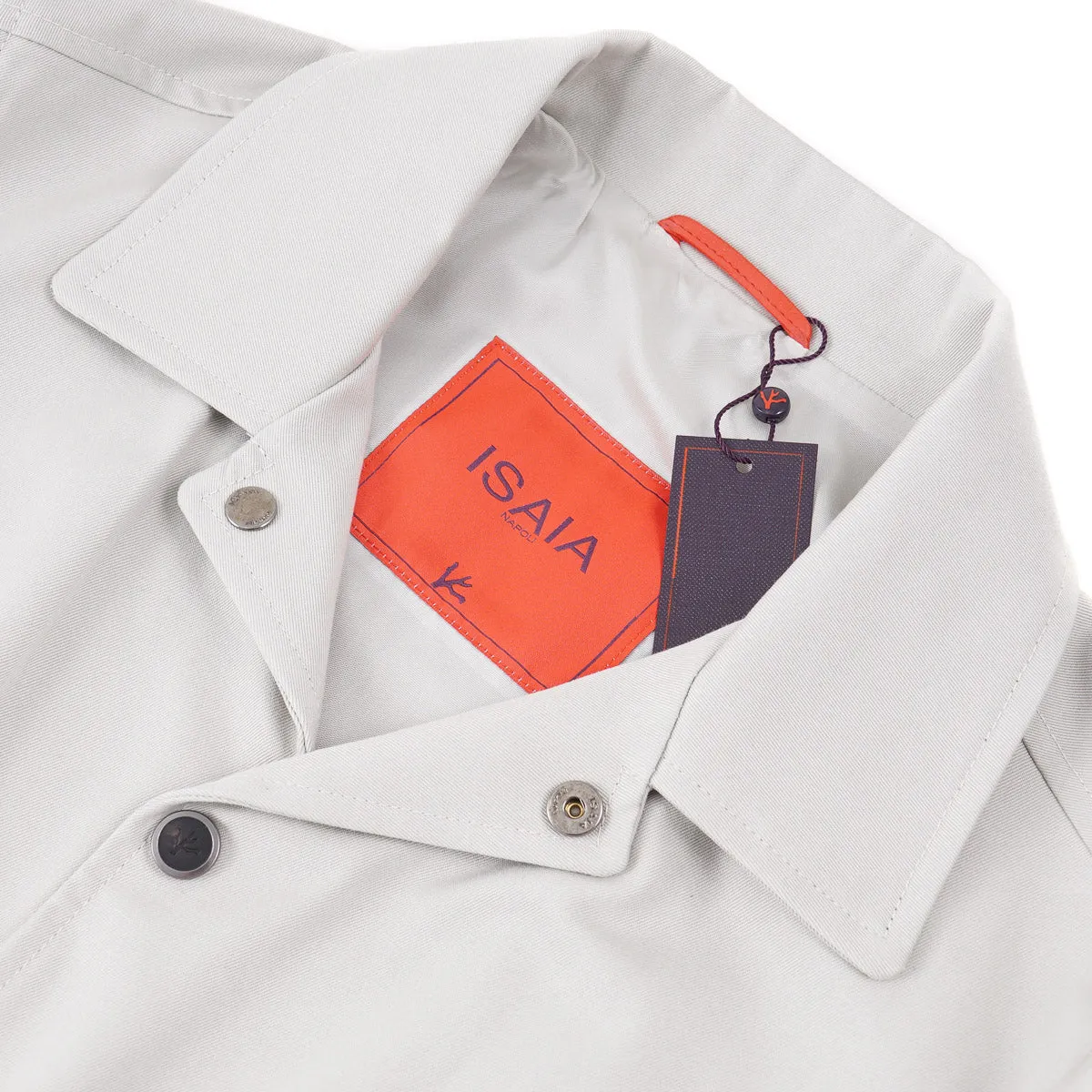 Isaia Snap-Front Varsity Jacket