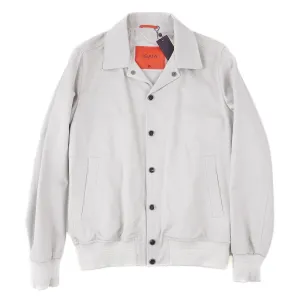 Isaia Snap-Front Varsity Jacket