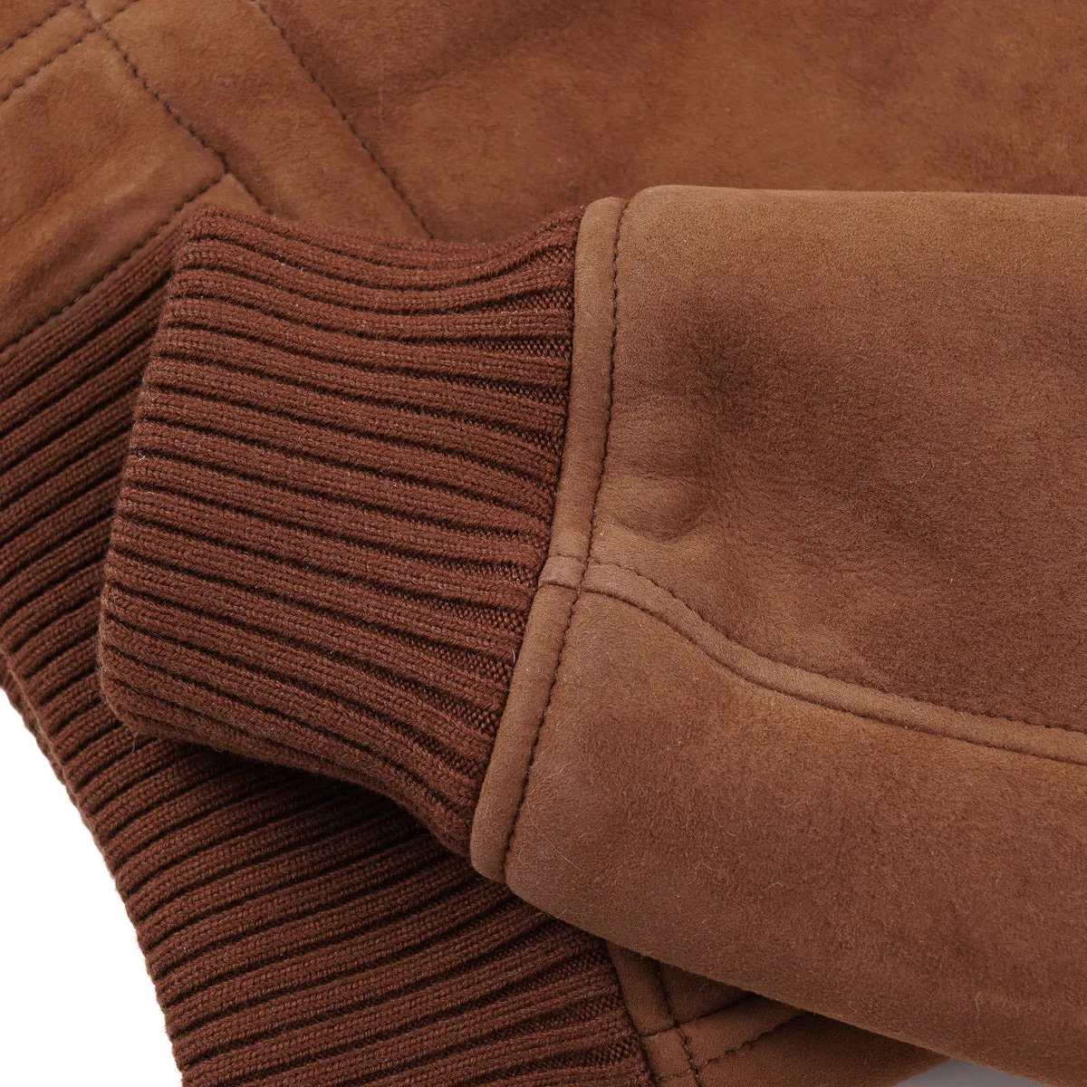 Rifugio Shearling Leather Bomber Jacket