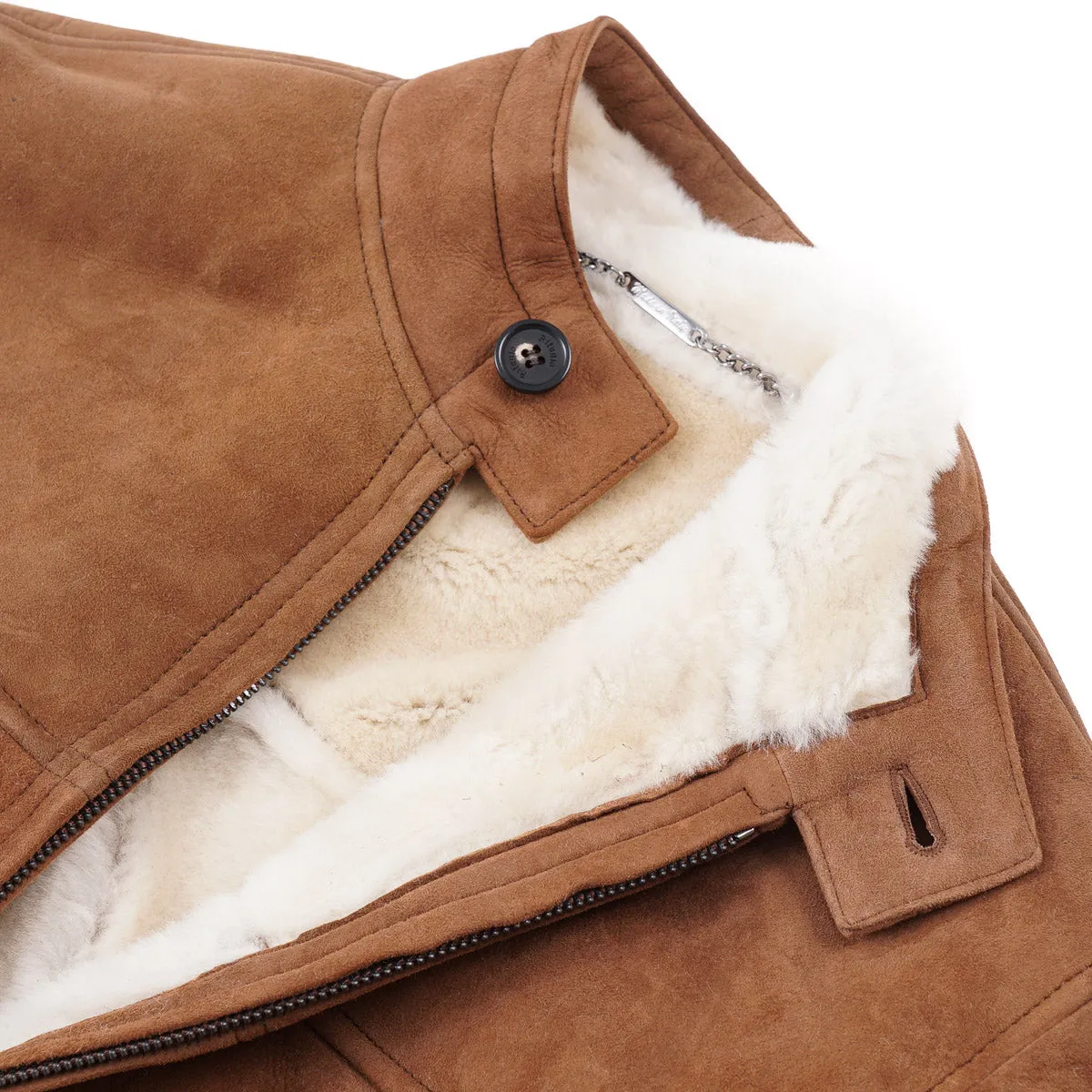 Rifugio Shearling Leather Bomber Jacket