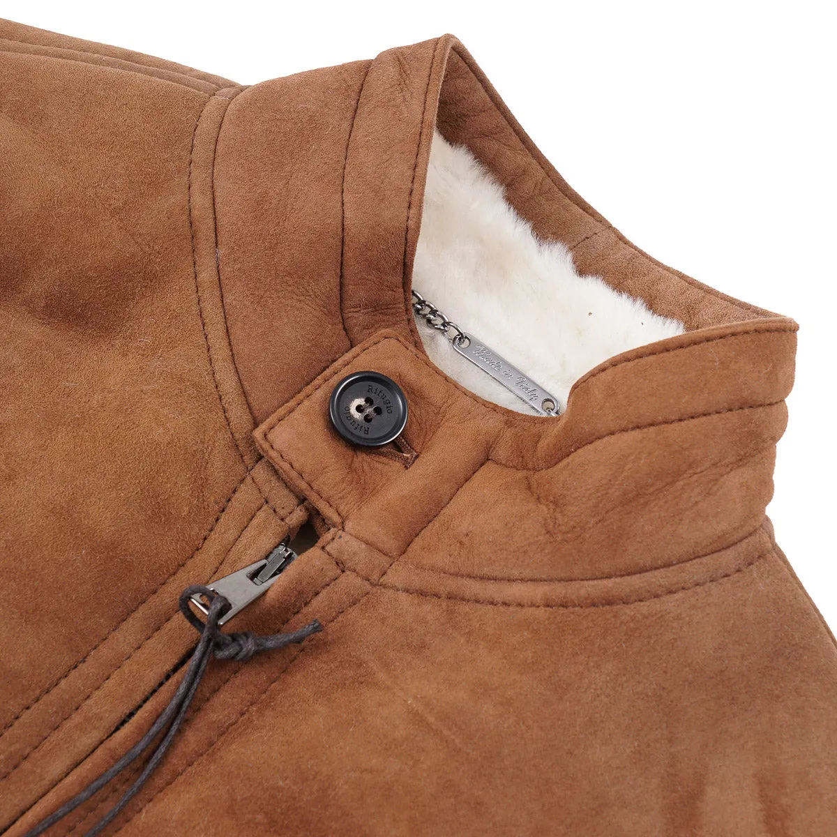 Rifugio Shearling Leather Bomber Jacket