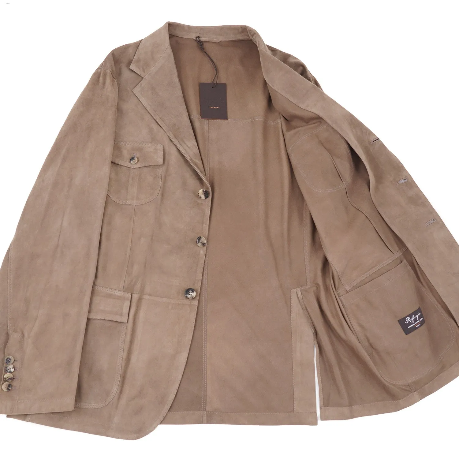 Rifugio Unlined Nappa Suede Field Blazer