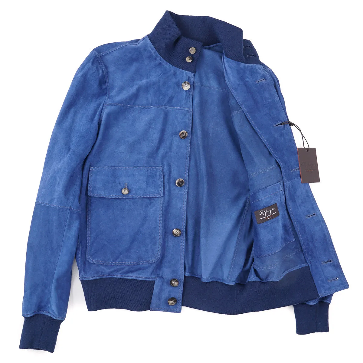 Rifugio Unlined Suede Bomber Jacket