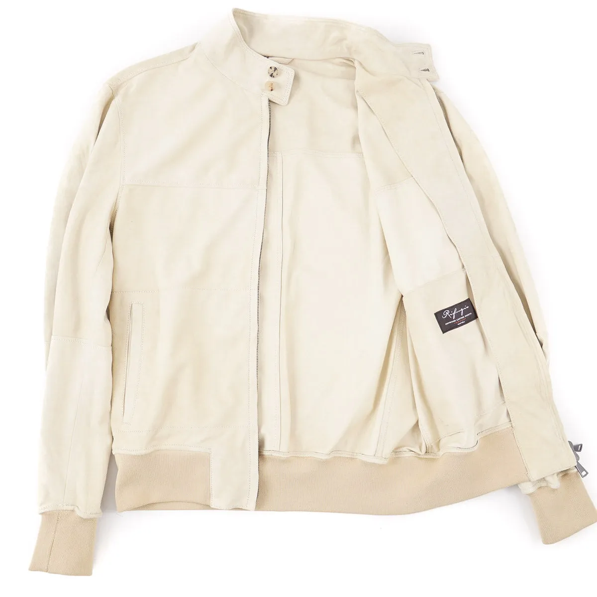 Rifugio Unlined Suede Bomber Jacket