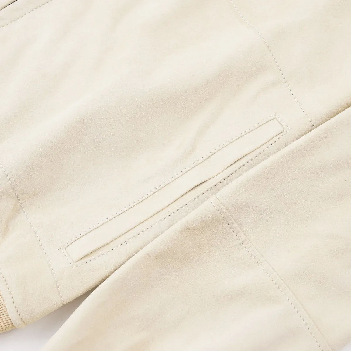 Rifugio Unlined Suede Bomber Jacket