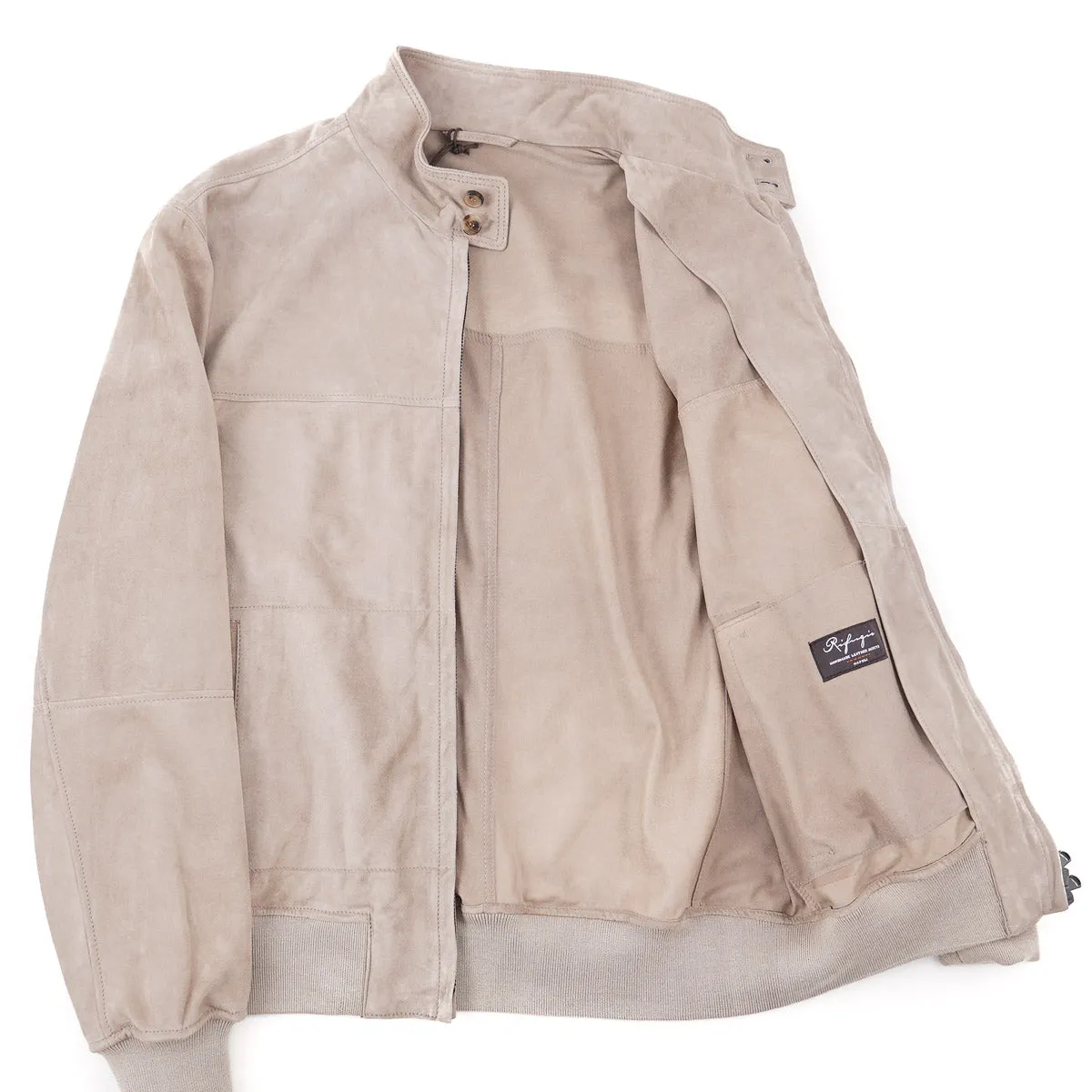 Rifugio Unlined Suede Bomber Jacket