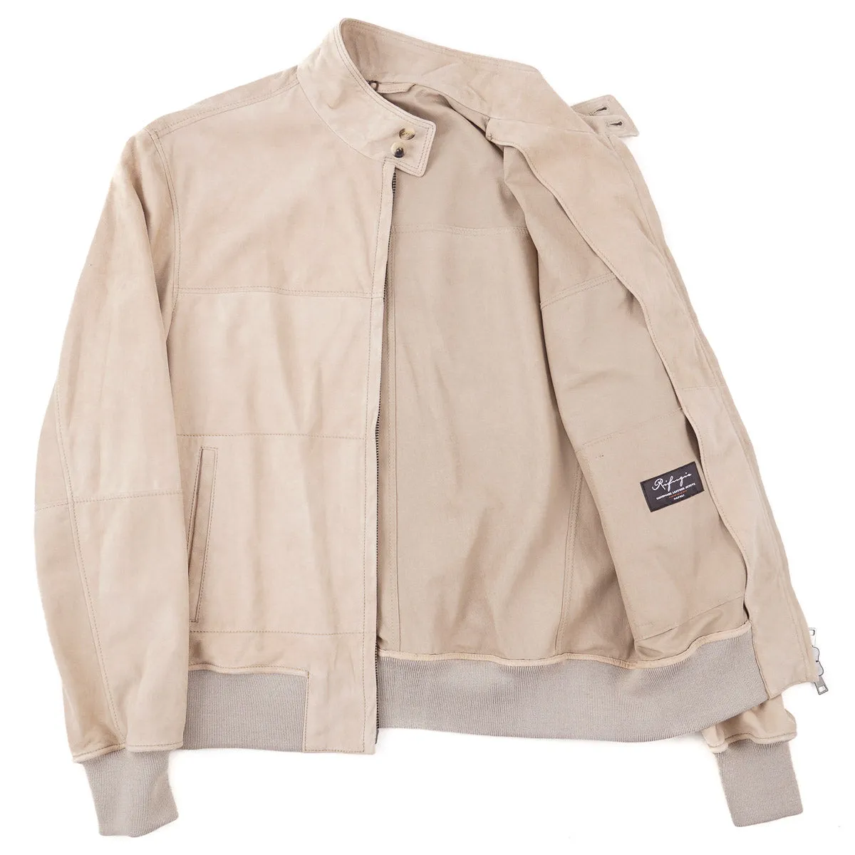 Rifugio Unlined Suede Bomber Jacket