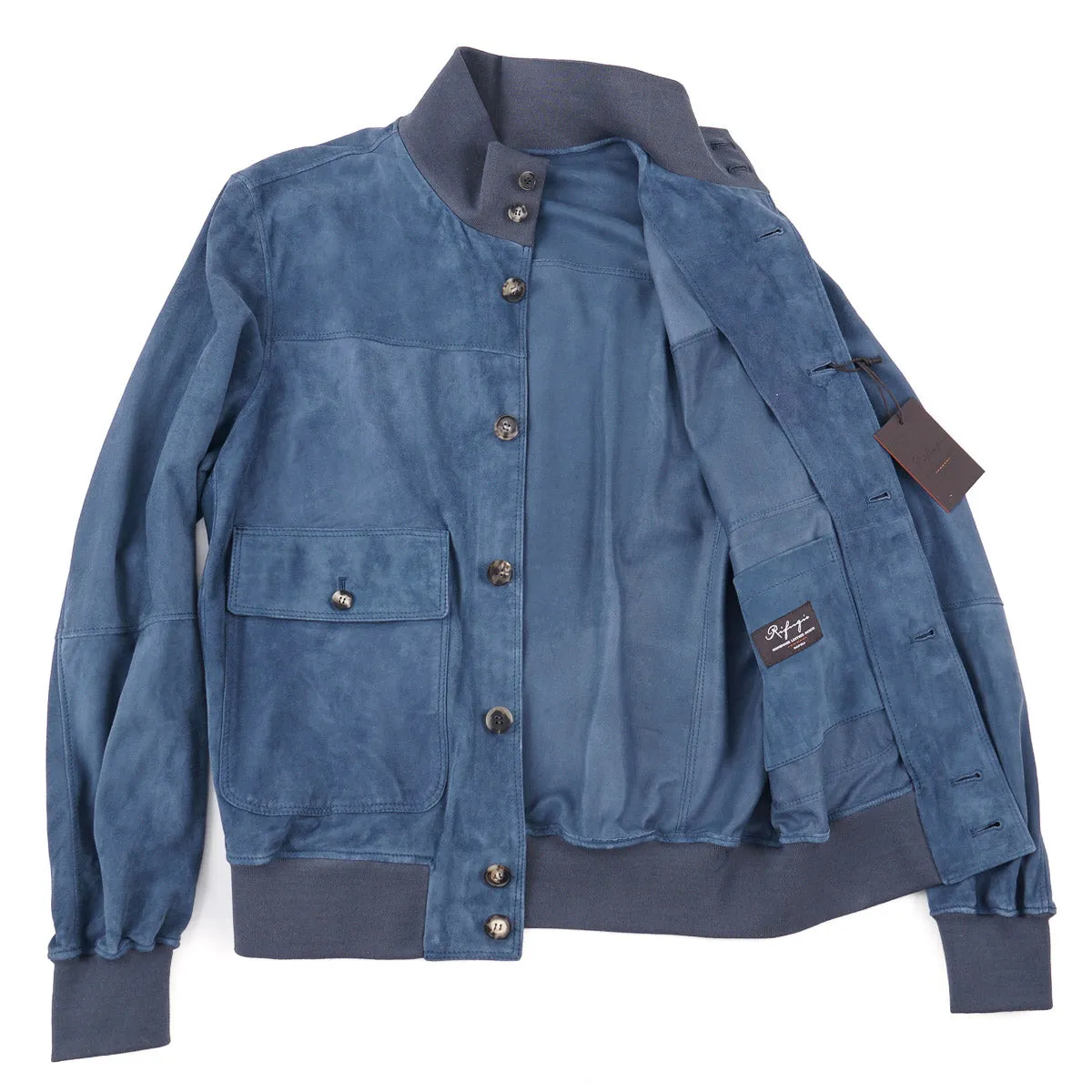 Rifugio Unlined Suede Bomber Jacket