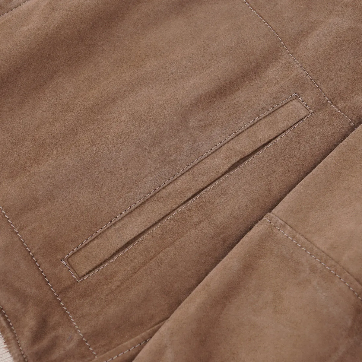 Rifugio Unlined Suede Bomber Jacket