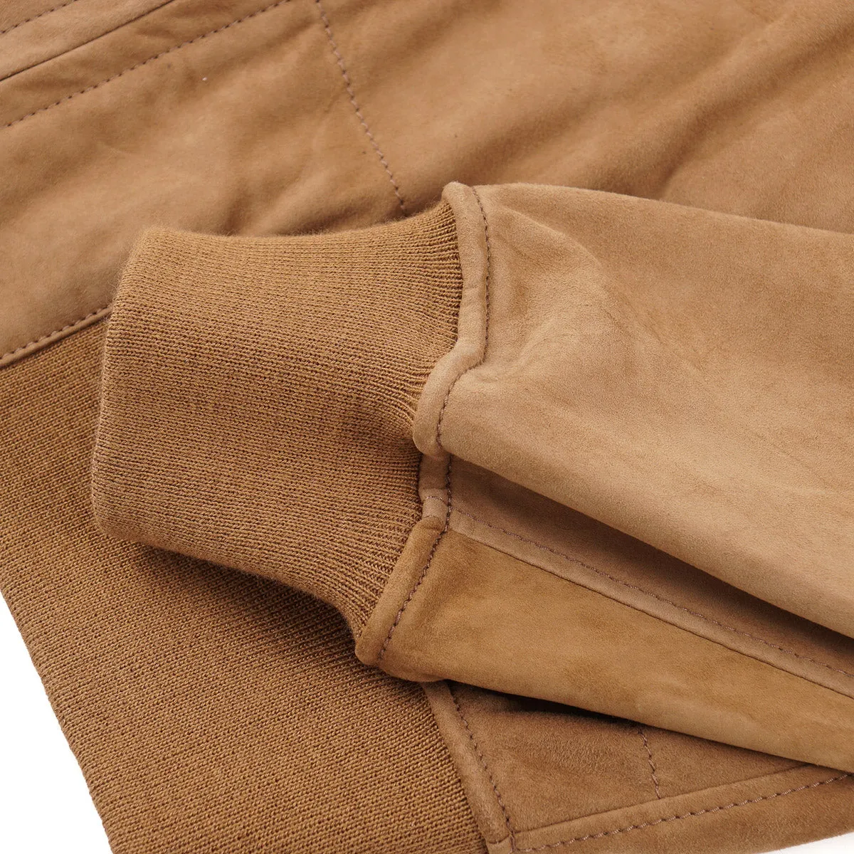 Rifugio Unlined Suede Bomber Jacket