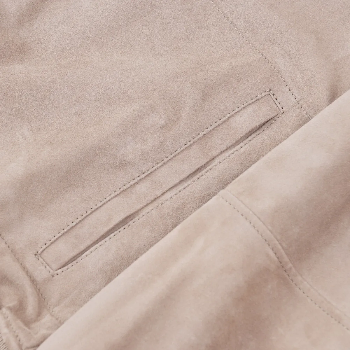 Rifugio Unlined Suede Bomber Jacket