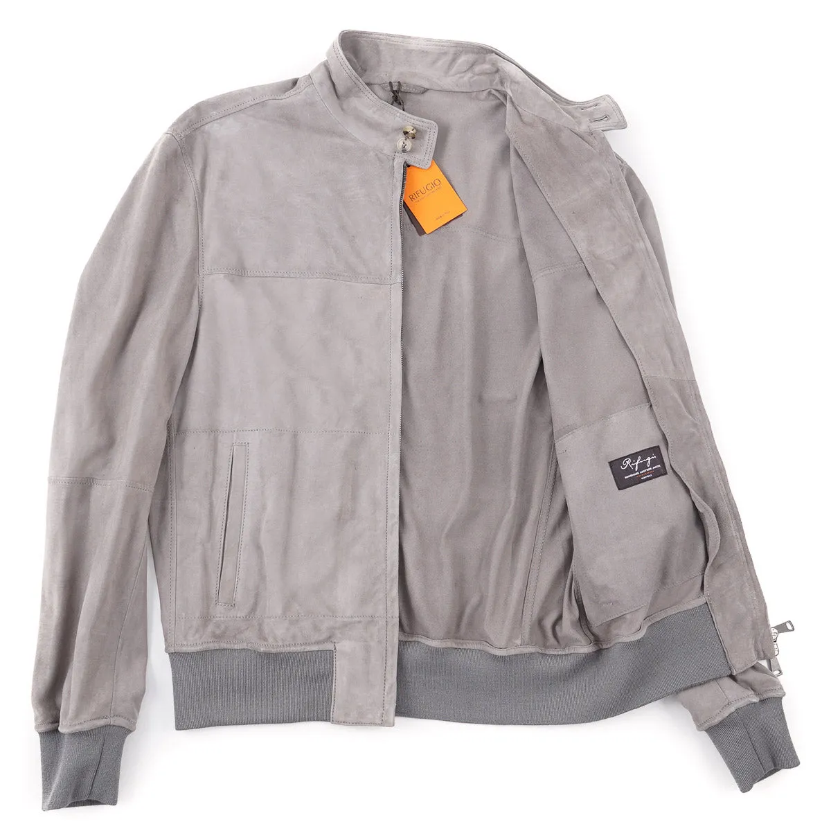 Rifugio Unlined Suede Bomber Jacket