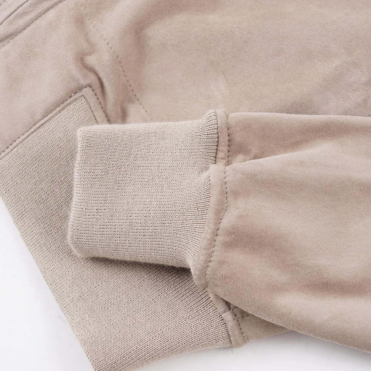Rifugio Unlined Suede Bomber Jacket