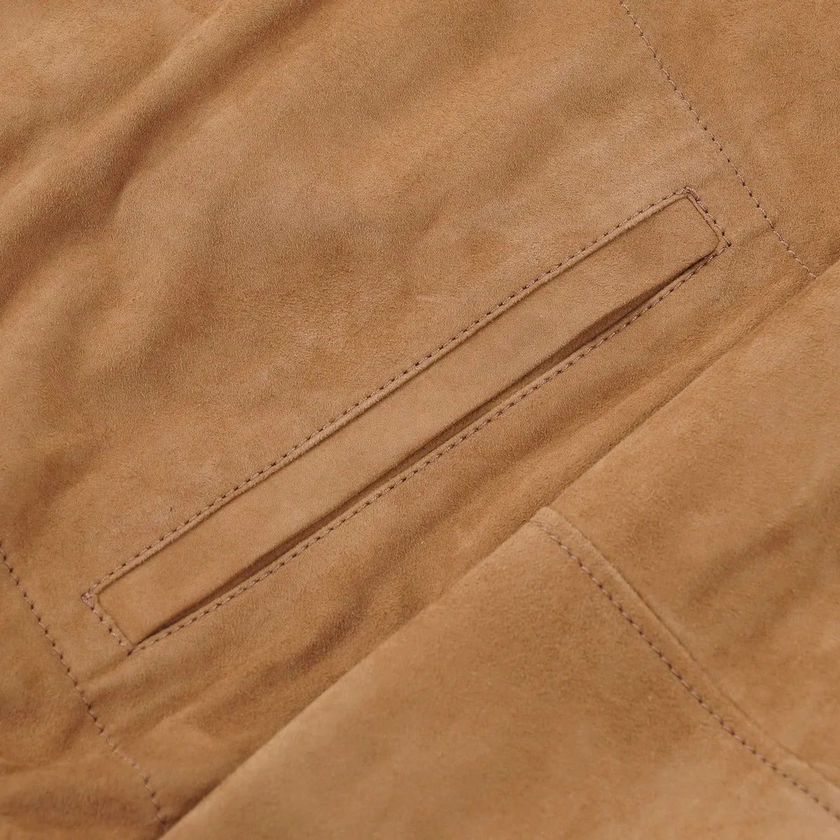 Rifugio Unlined Suede Bomber Jacket