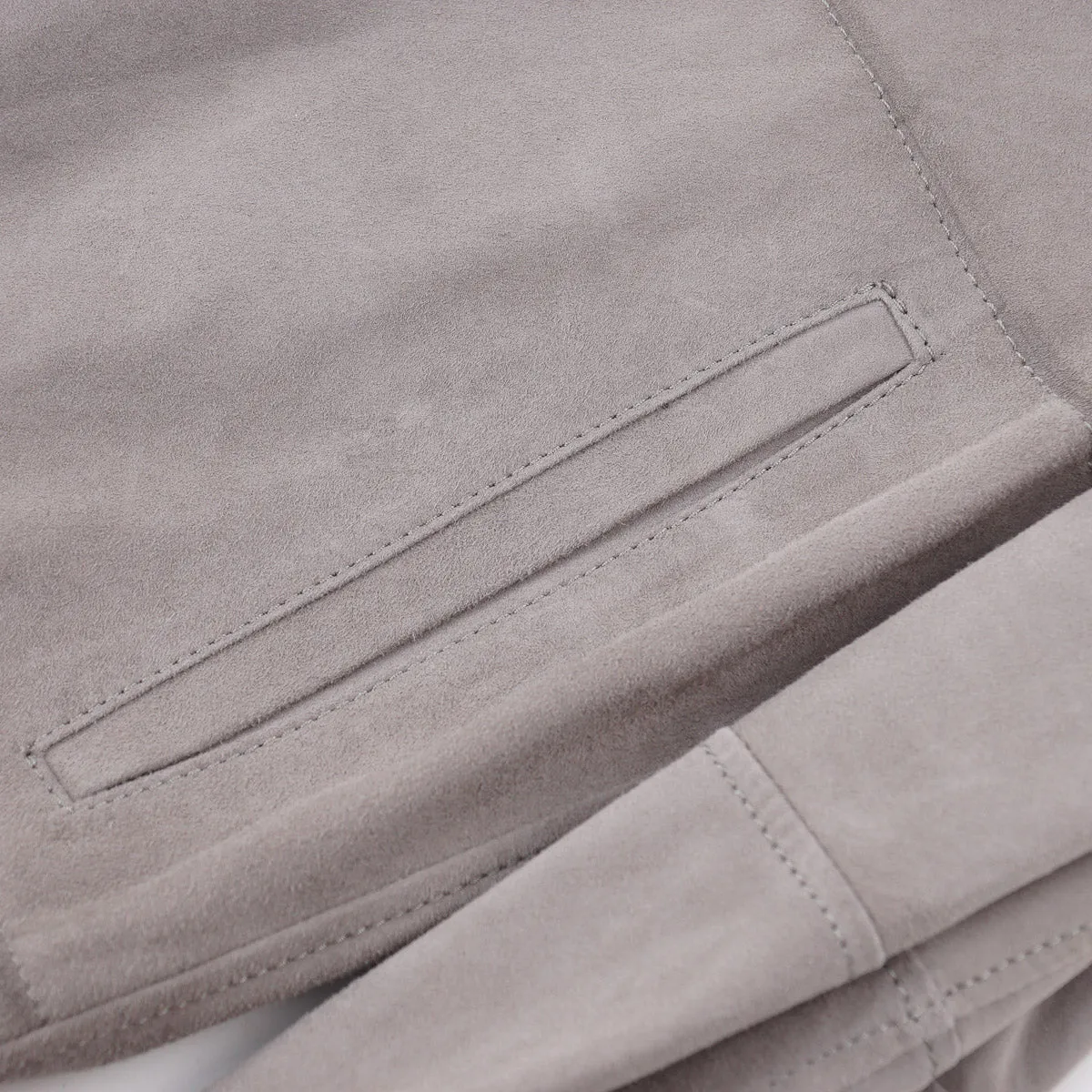 Rifugio Unlined Suede Bomber Jacket