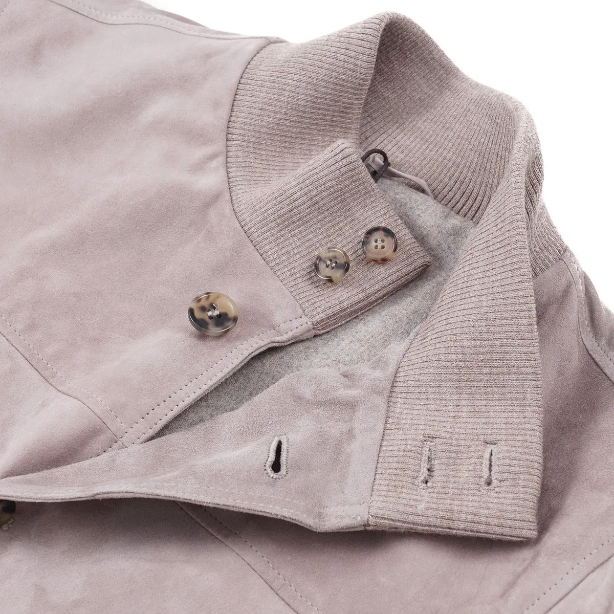 Rifugio Wool-Lined Suede Bomber Jacket
