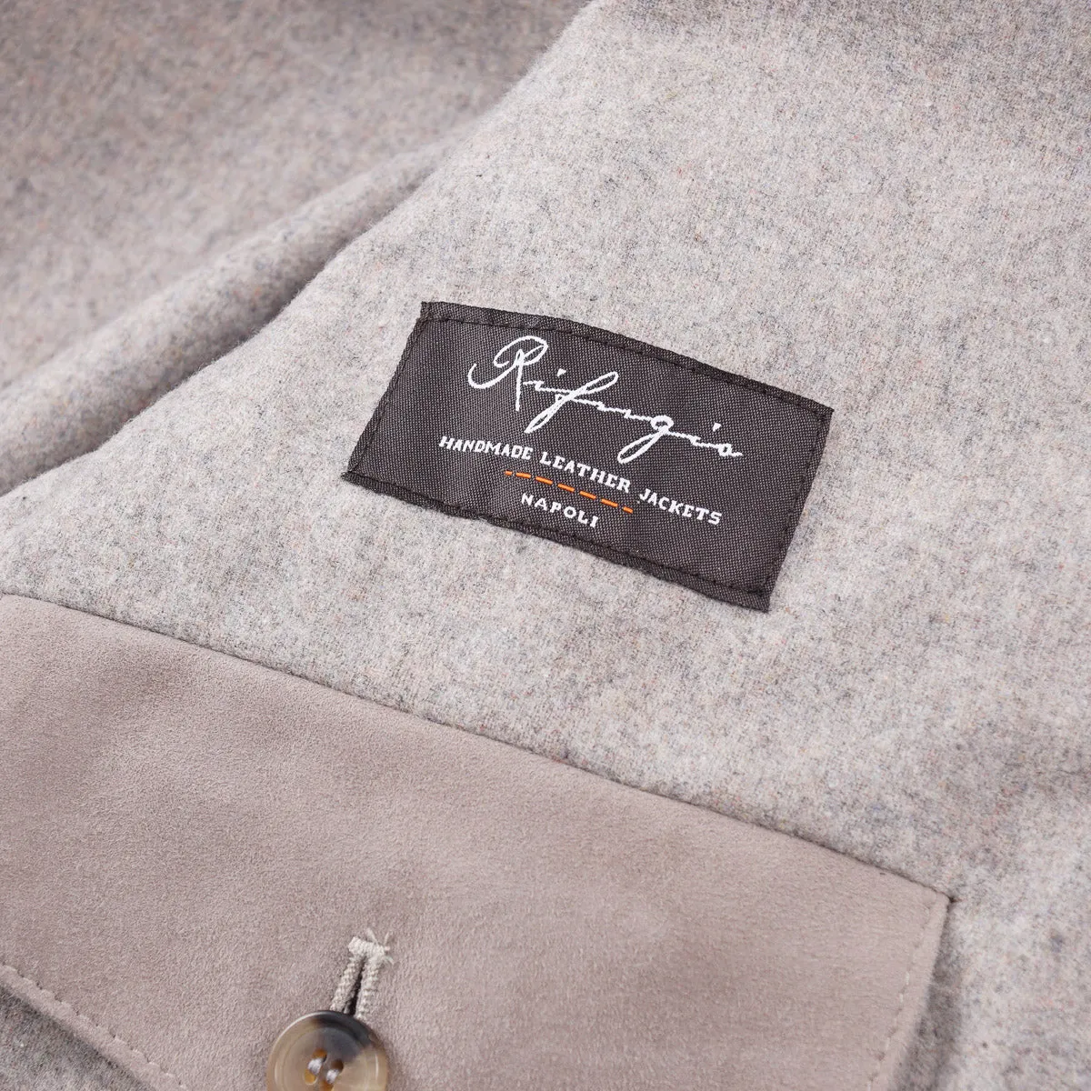 Rifugio Wool-Lined Suede Bomber Jacket