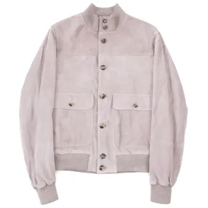 Rifugio Wool-Lined Suede Bomber Jacket