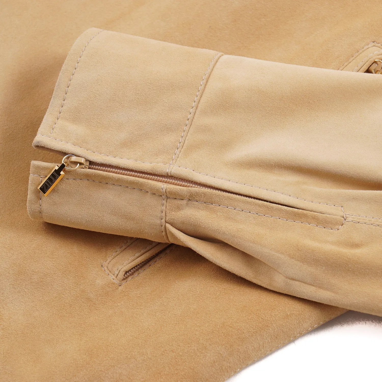 Zilli Calf Suede Leather Jacket